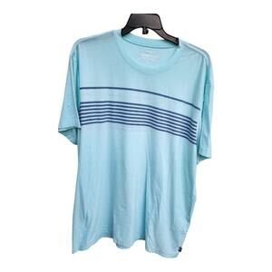 Vineyard Vines Edgartown T-Shirt Mens Sz XL Short Sleeve Striped Coastal Blue